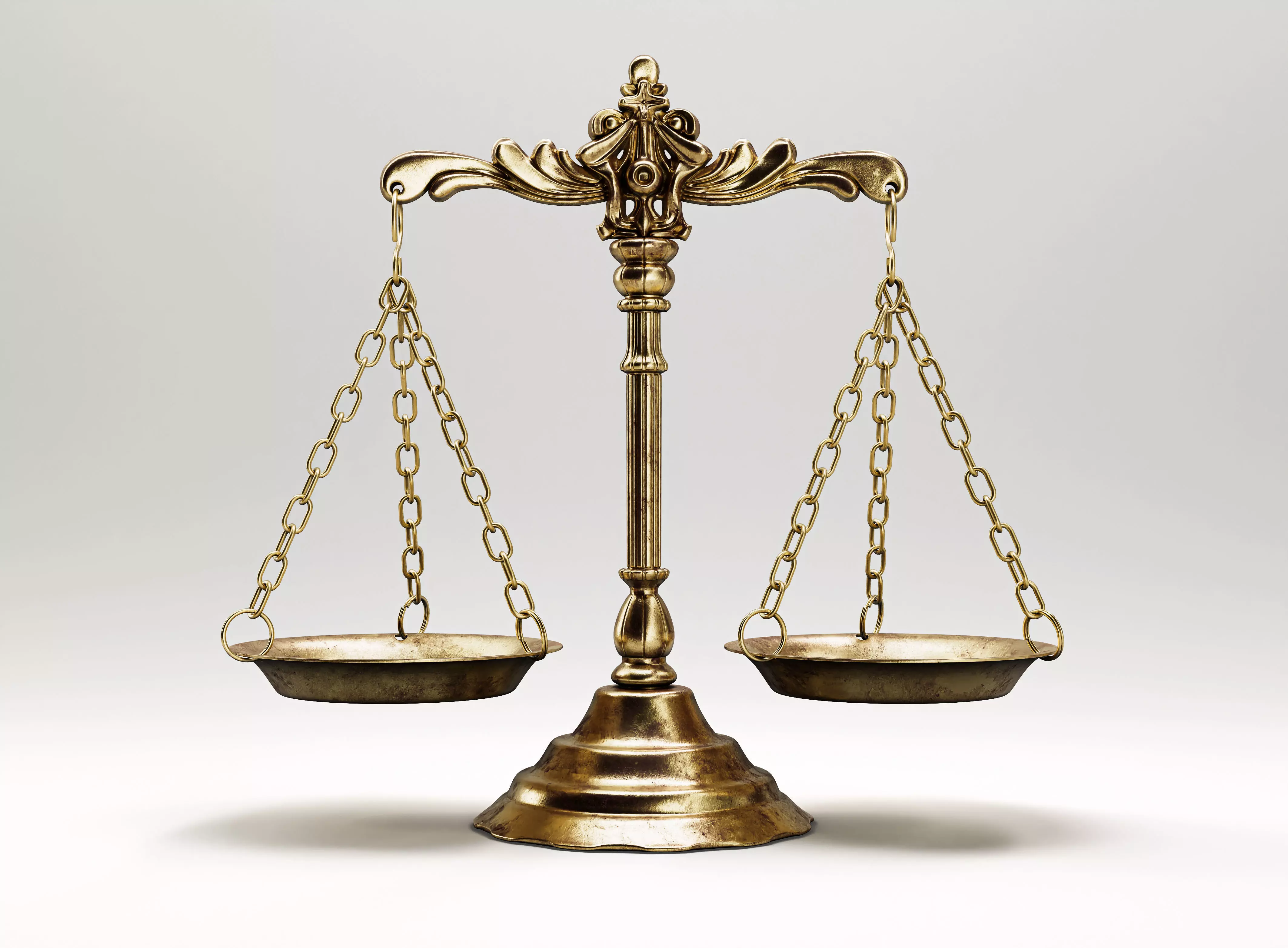 Ornate Justice Scale 3D model_0