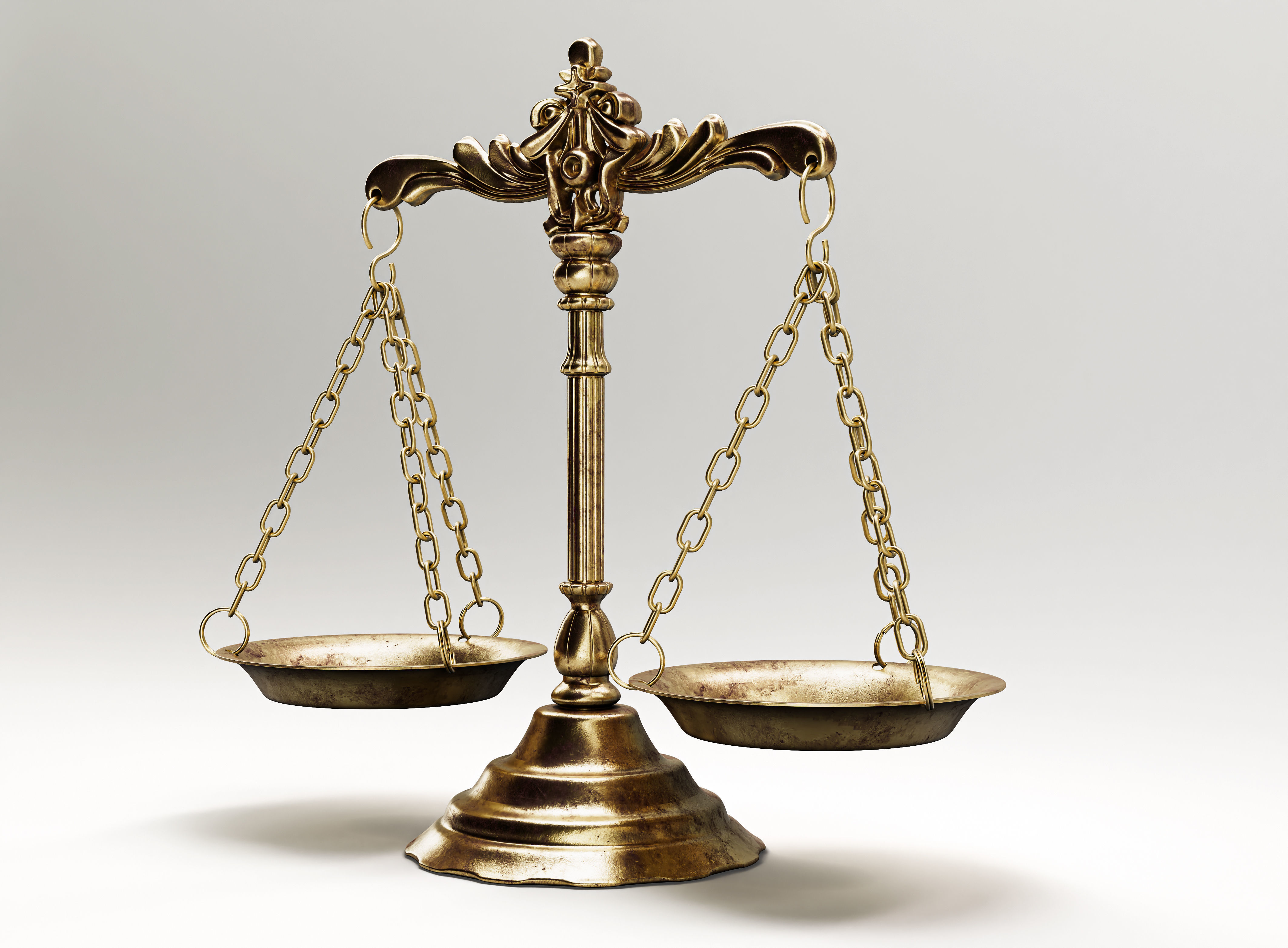 Ornate Justice Scale 3D model_1
