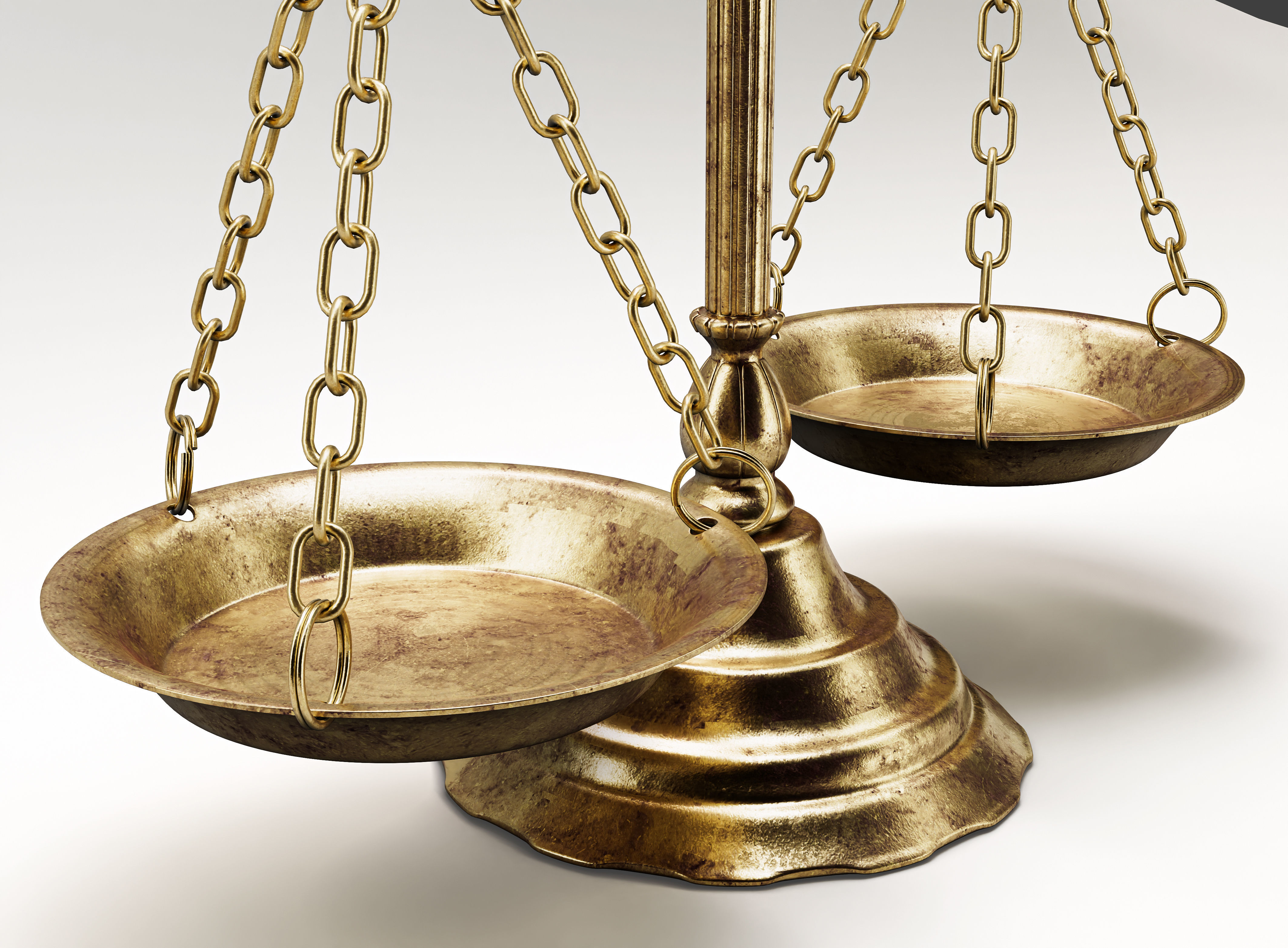 Ornate Justice Scale 3D model_7
