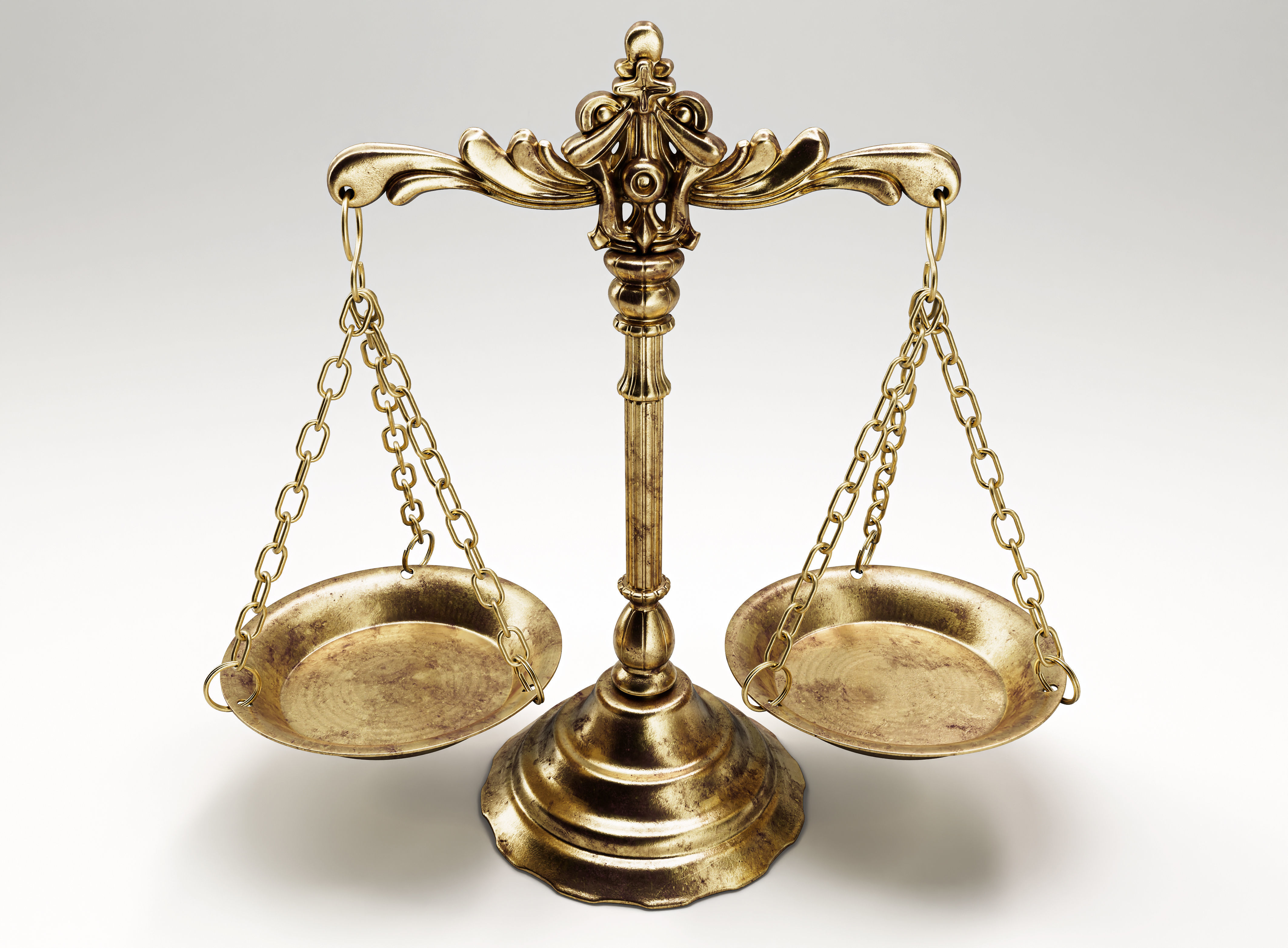 Ornate Justice Scale 3D model_4