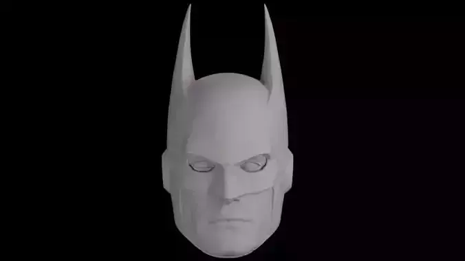 SUICIDE SQUAD KTJL BATMAN HEAD SCULPT 3D print model