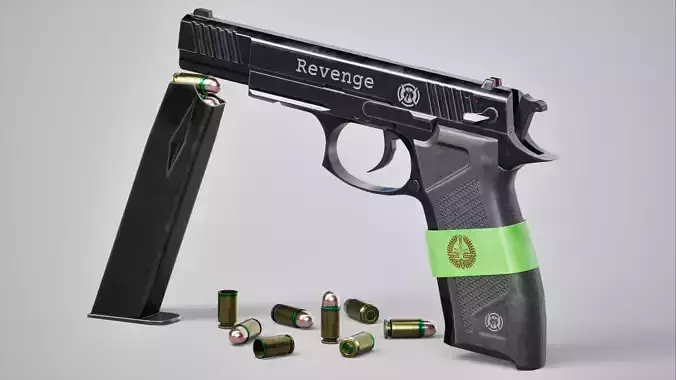 Revenge Low-poly 3D model