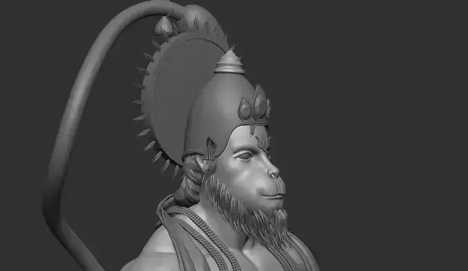 3d printing hanuman file 3D print model