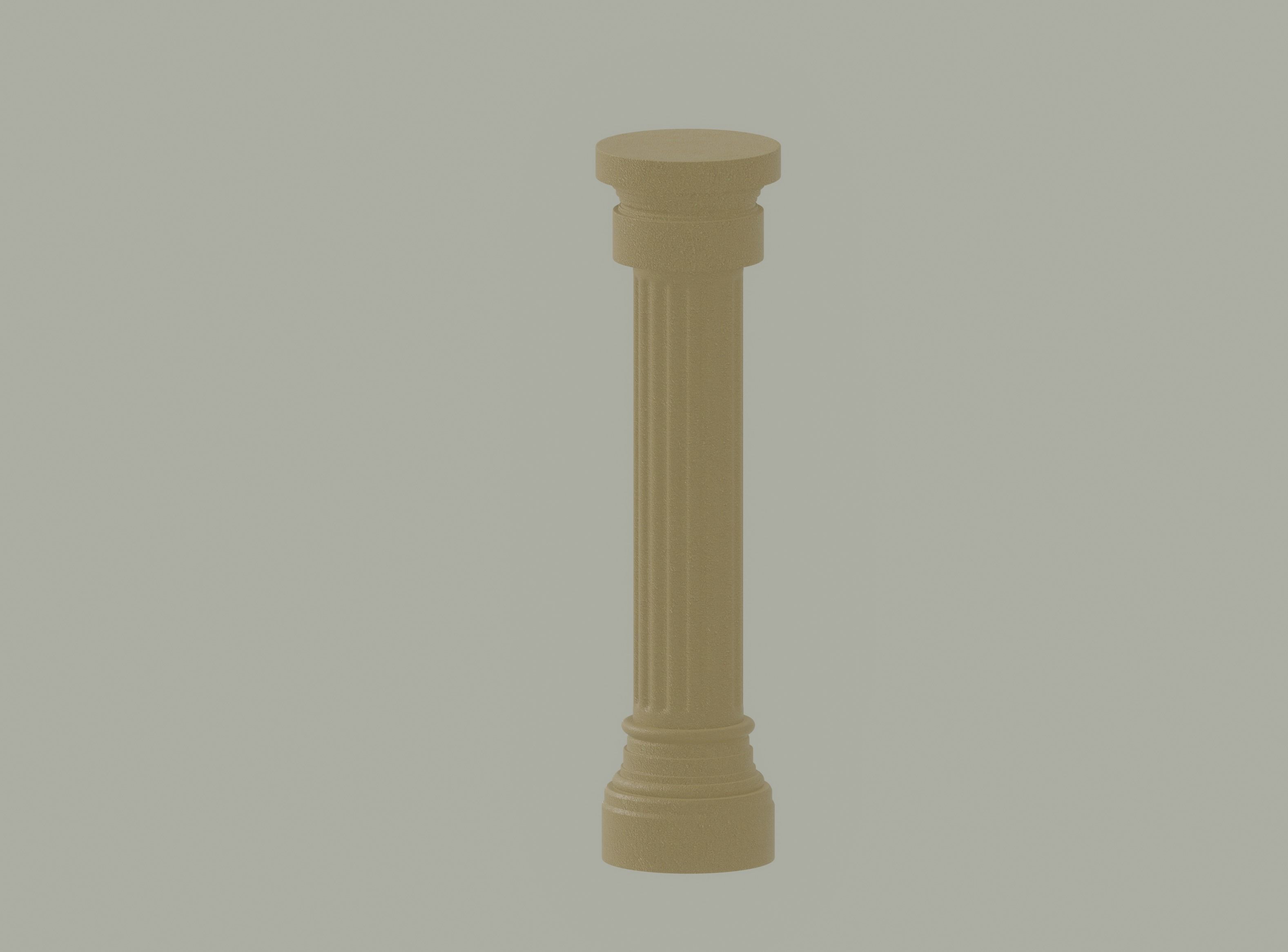 Roman Column 3D model_5