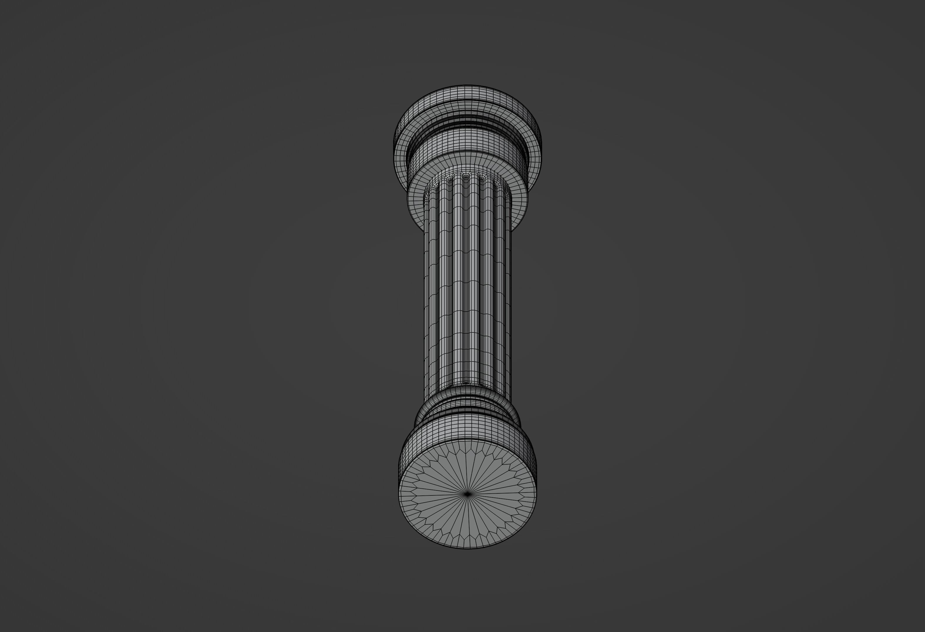 Roman Column 3D model_12