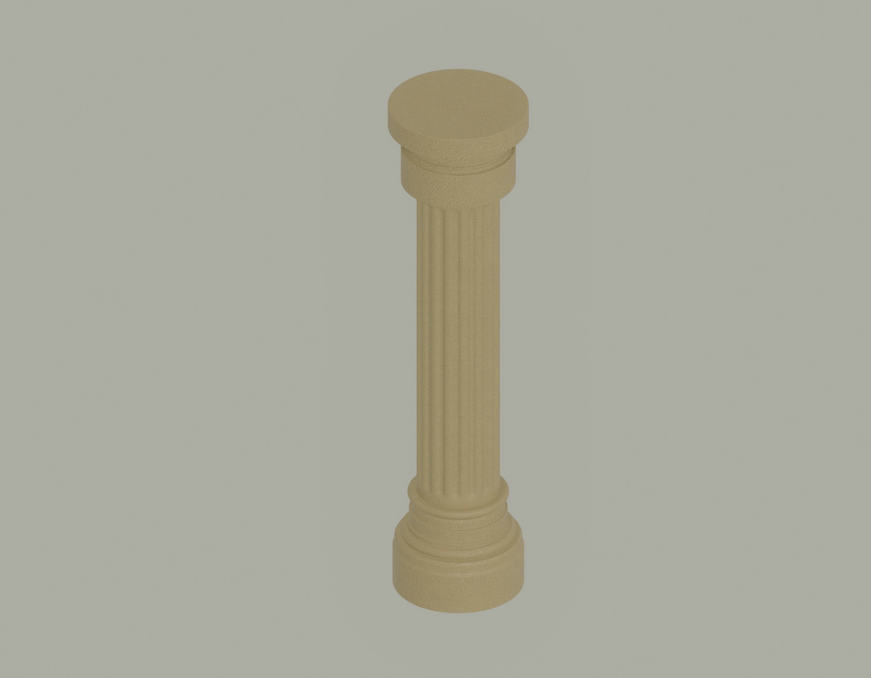 Roman Column 3D model_3