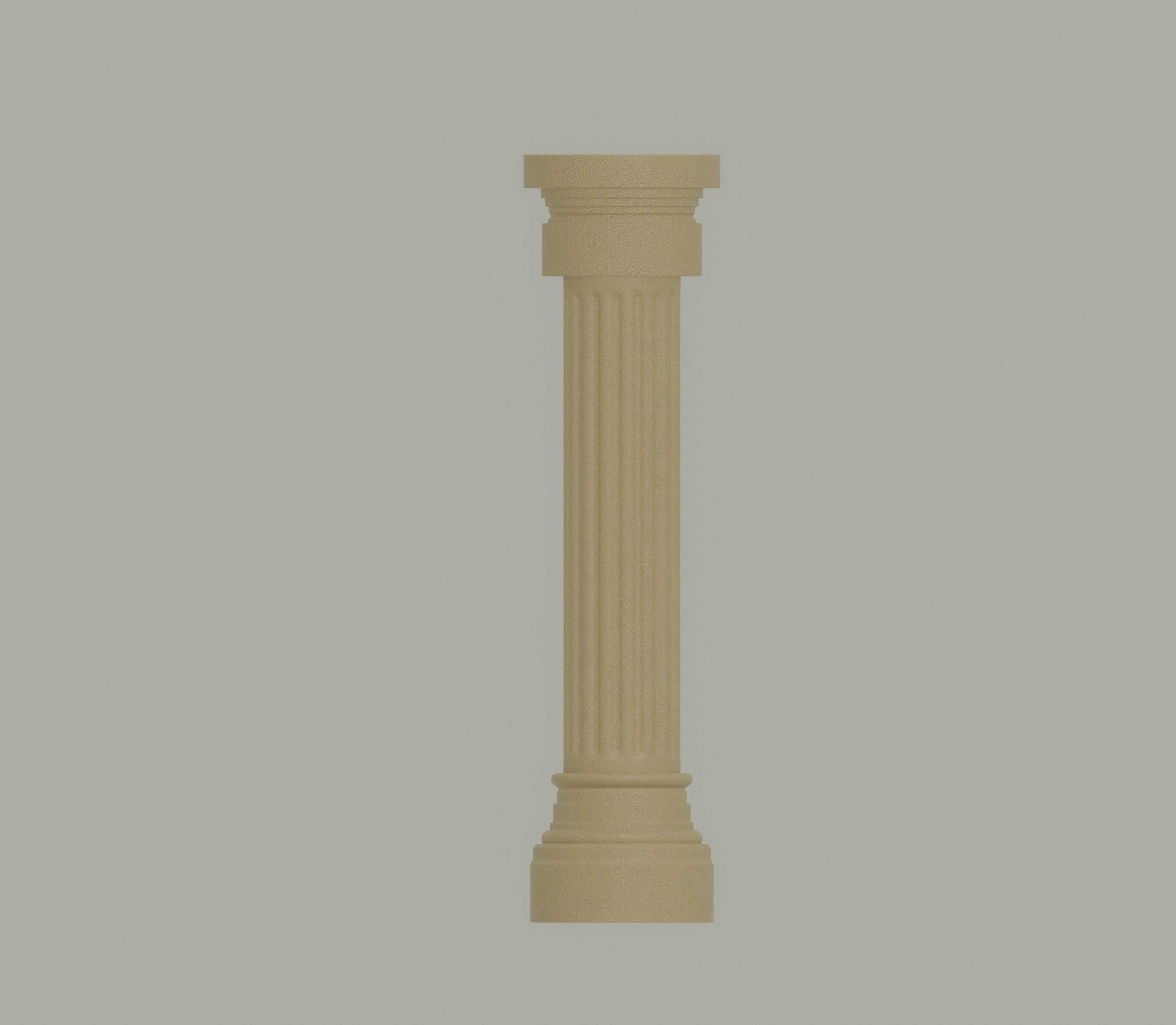 Roman Column 3D model_6