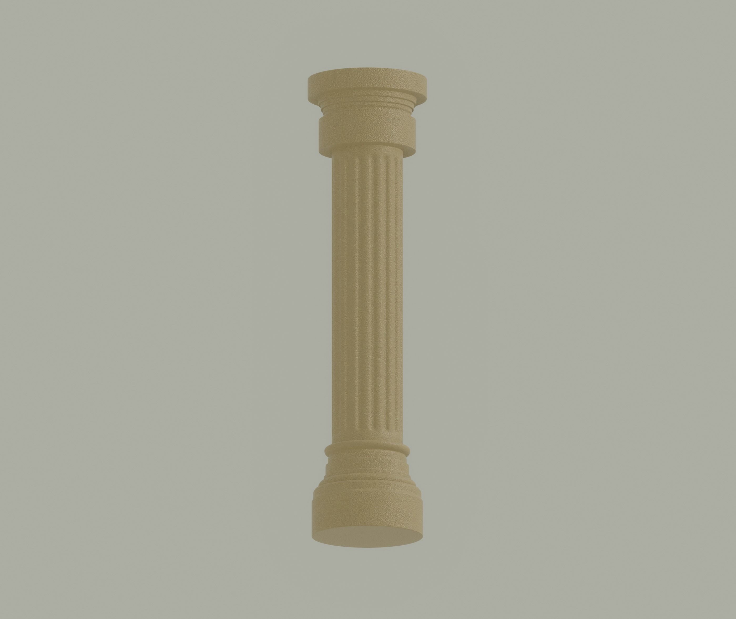 Roman Column 3D model_2