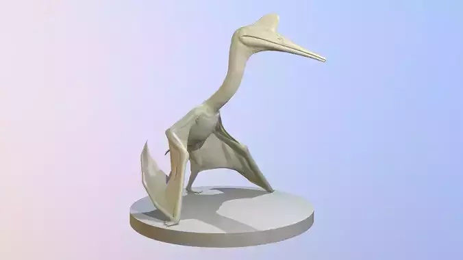 Quetzalcoatlus Realistic Basemesh Printable
