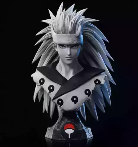 Bust Madara Uchiha 6 path 3D print model