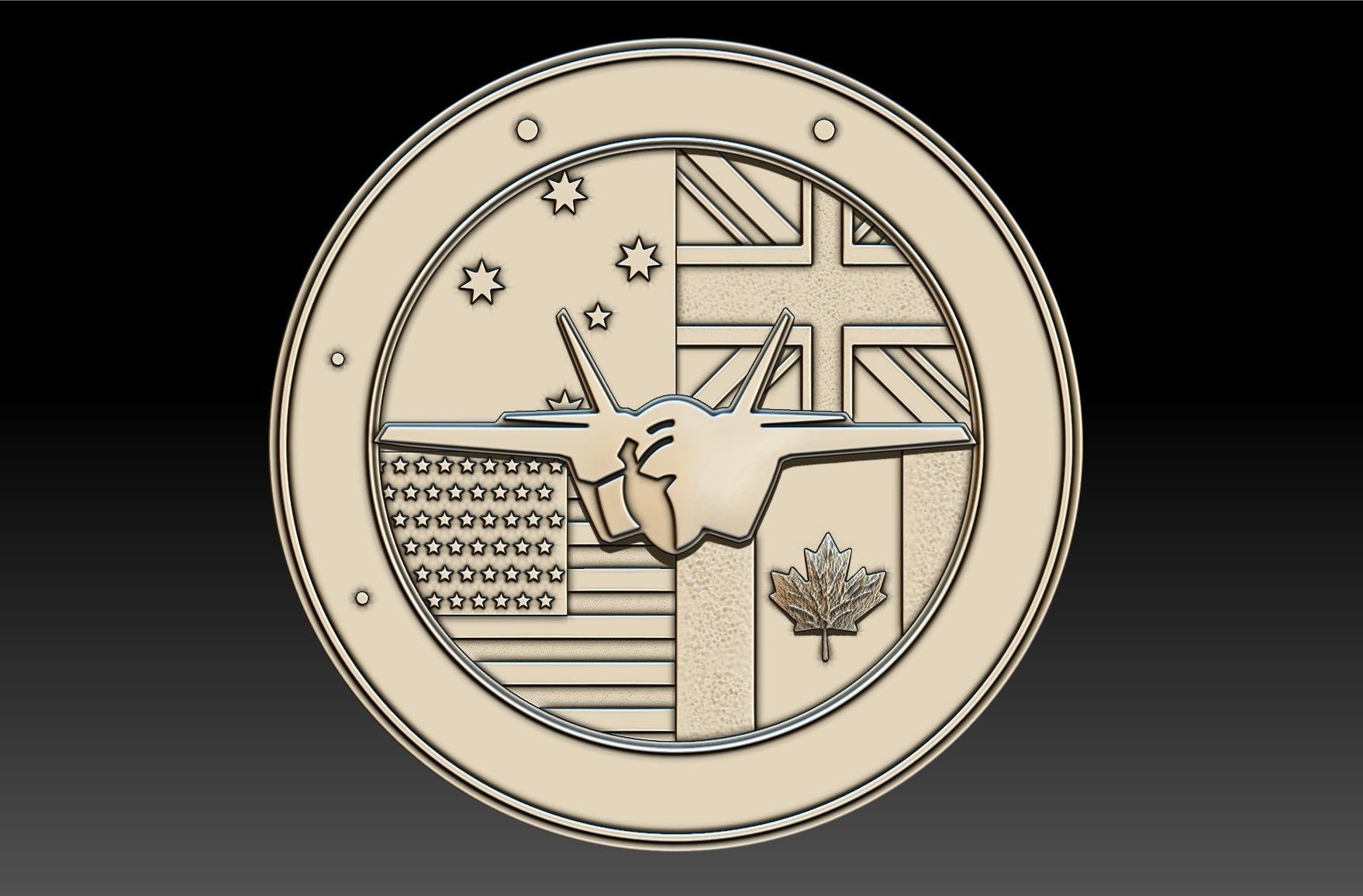 Royal bell 3D print model_9