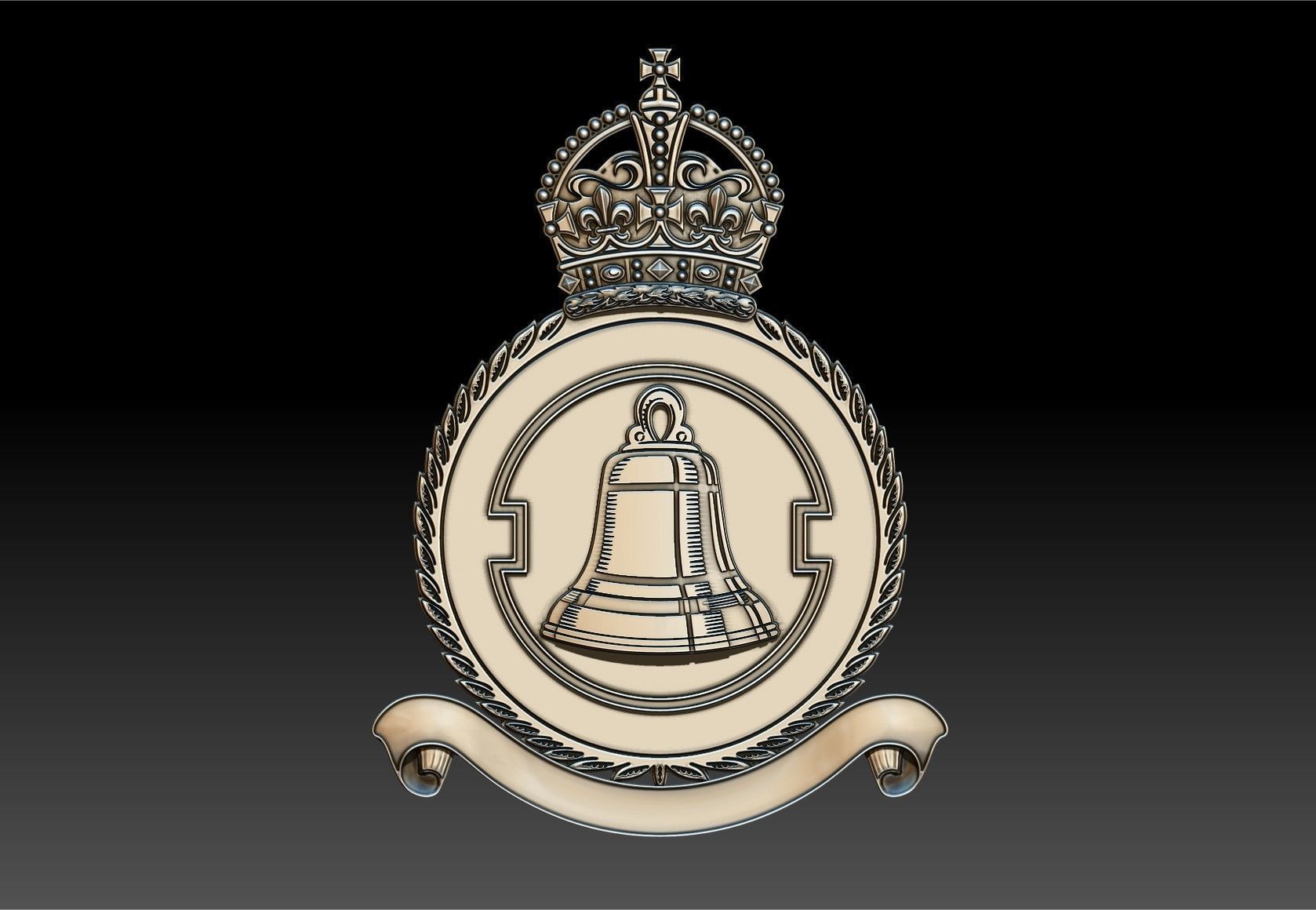 Royal bell 3D print model_2