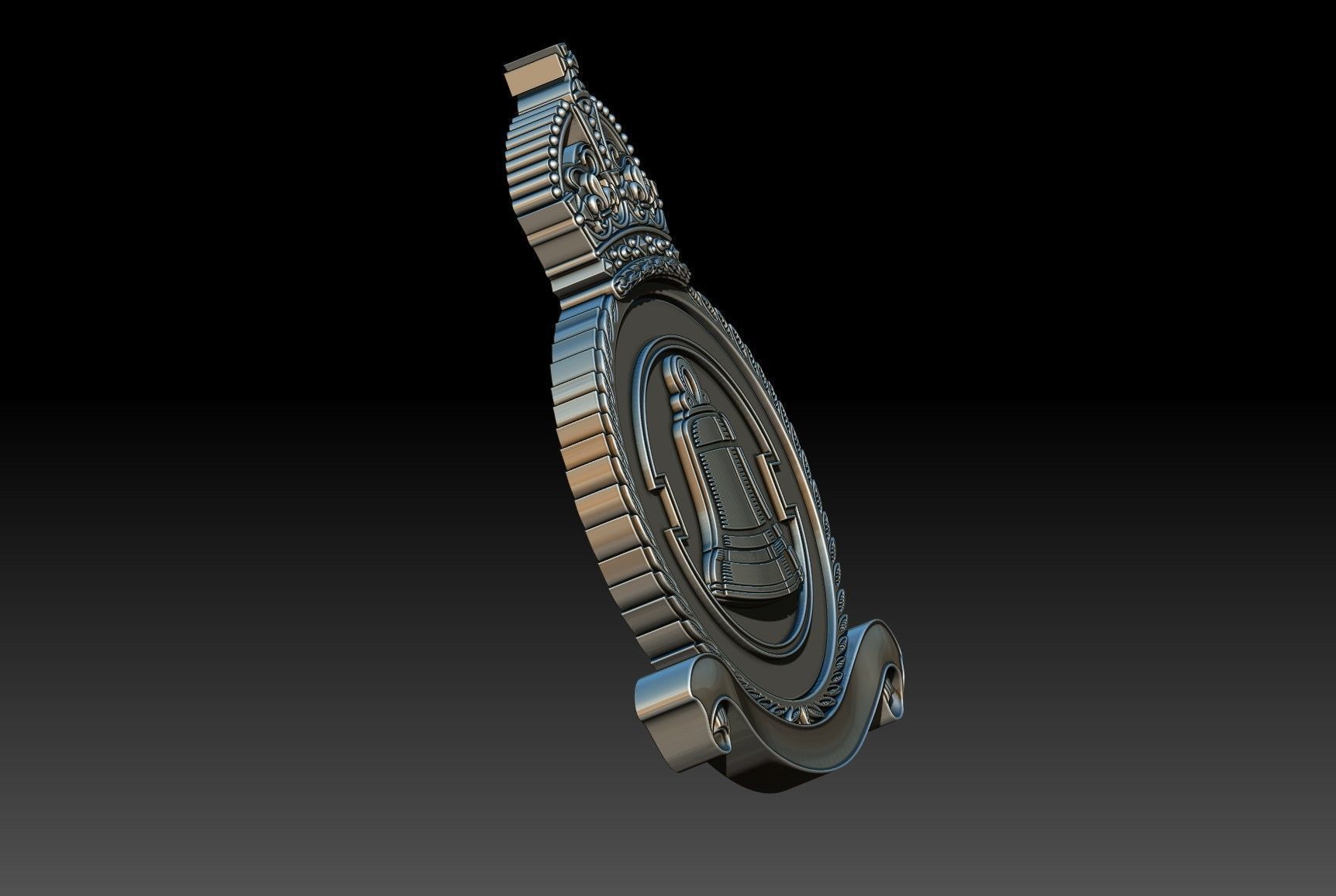 Royal bell 3D print model_6