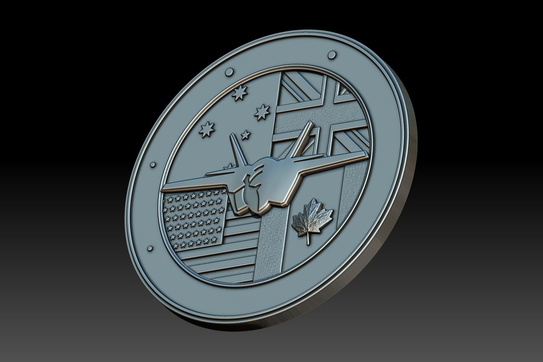 Royal bell 3D print model_10