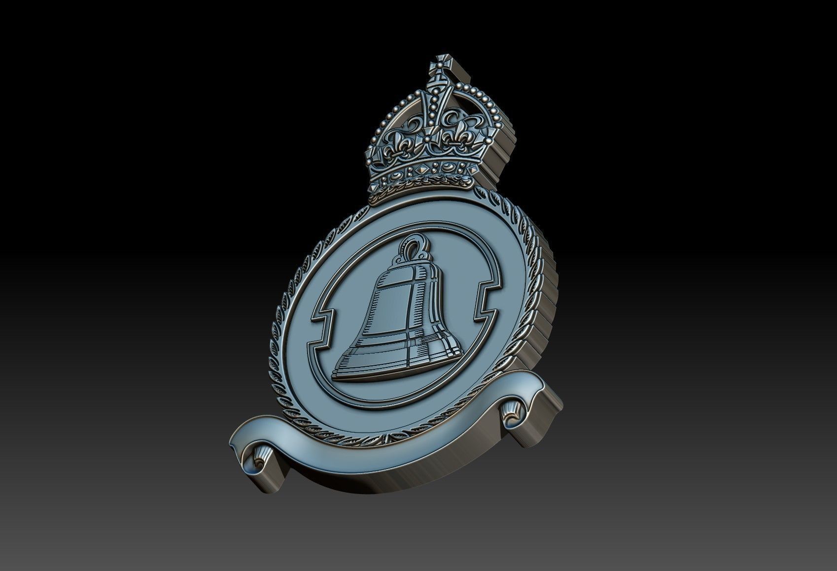 Royal bell 3D print model_5