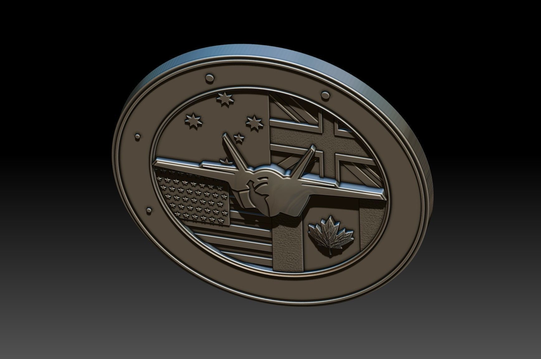 Royal bell 3D print model_3