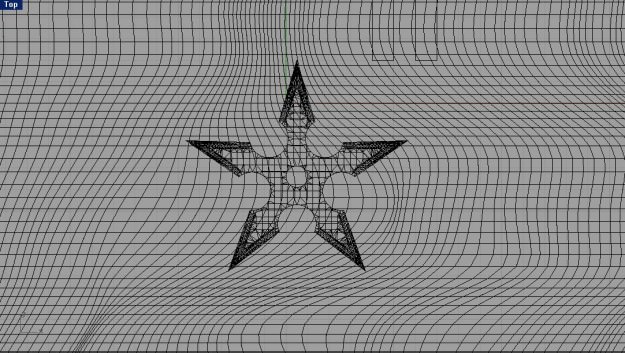 5 Point Shuriken 3D model_3