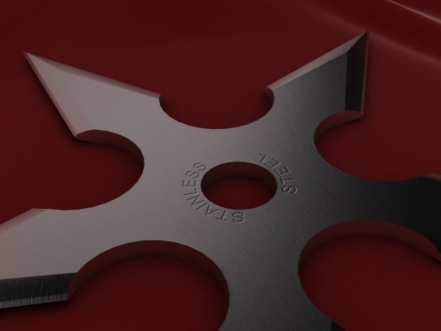 5 Point Shuriken 3D model_5