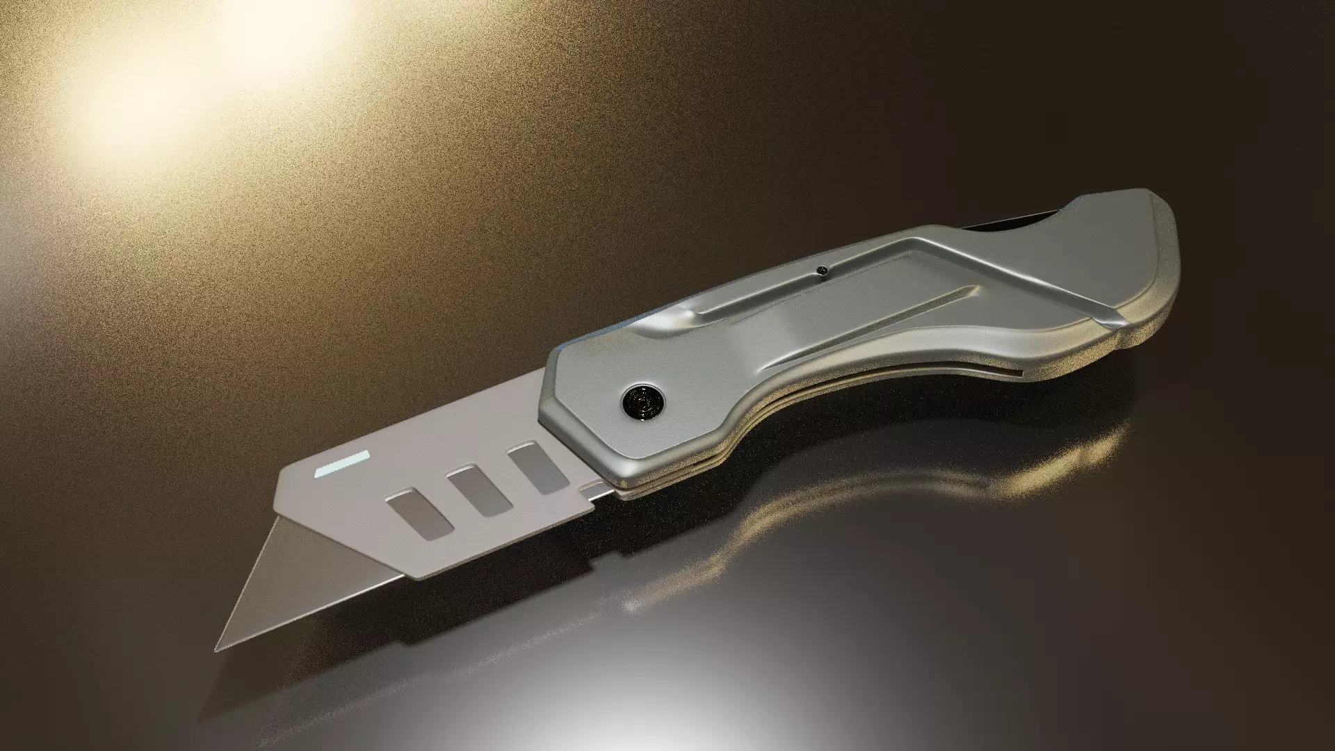 Folding Knife Free 3D model_0