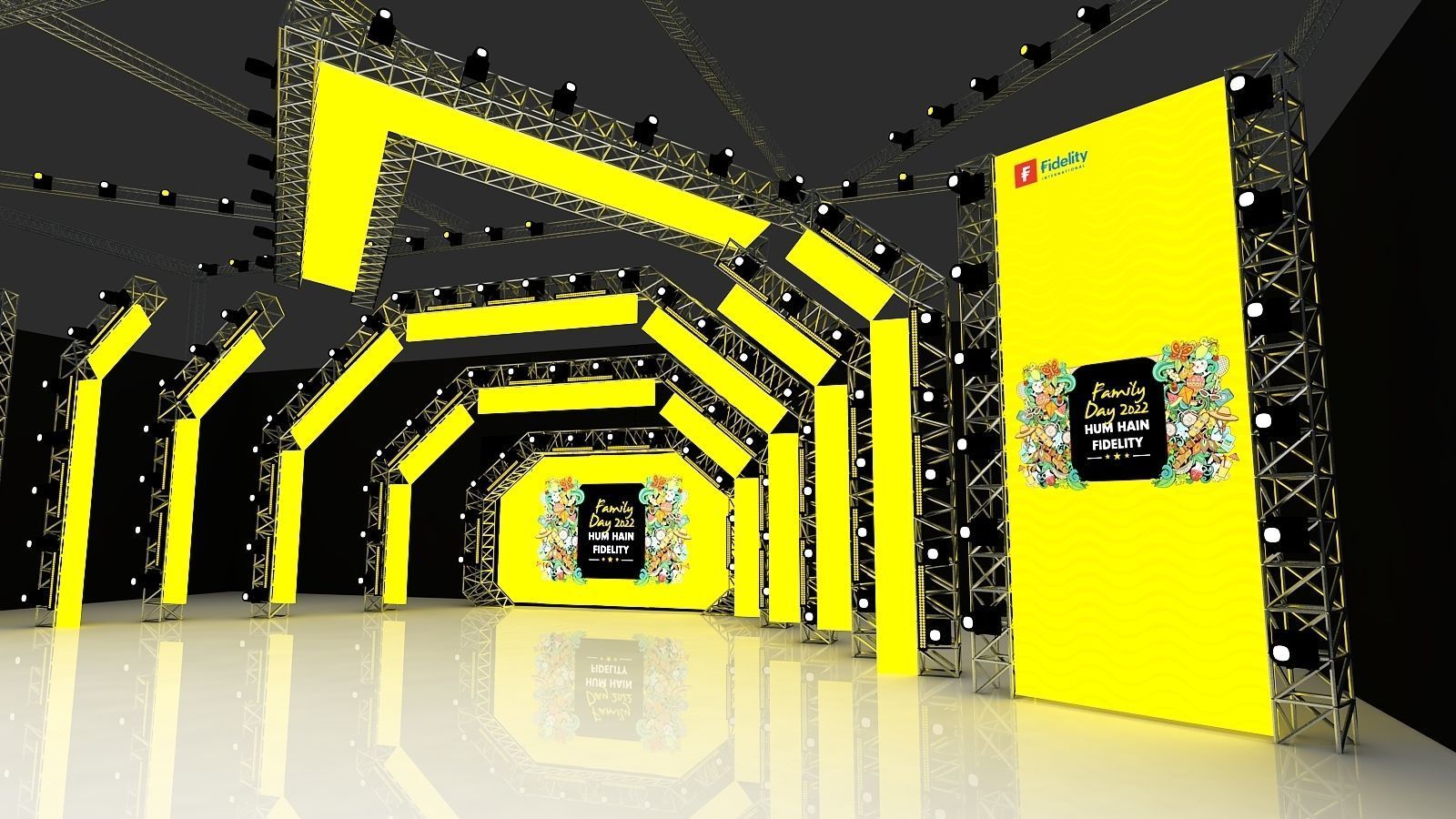 Event Stage Design 3D model_6