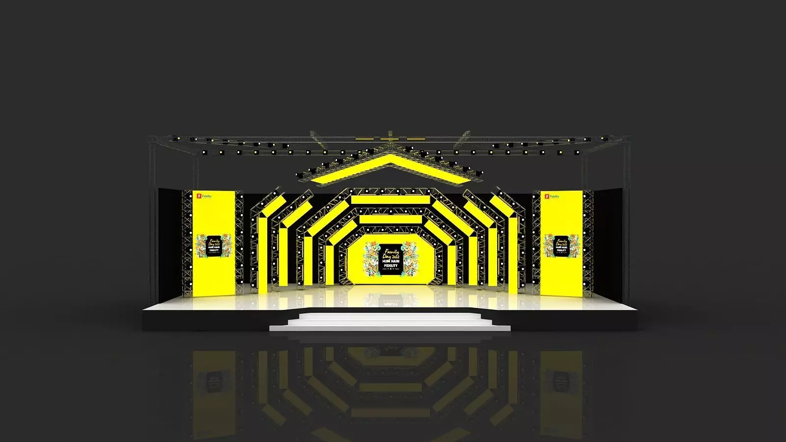 Event Stage Design 3D model_0