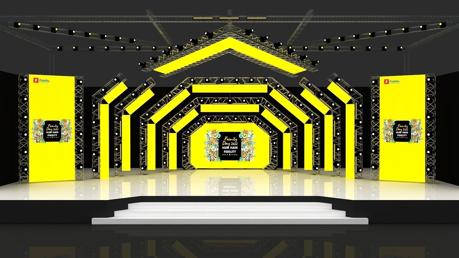 Event Stage Design 3D model_5