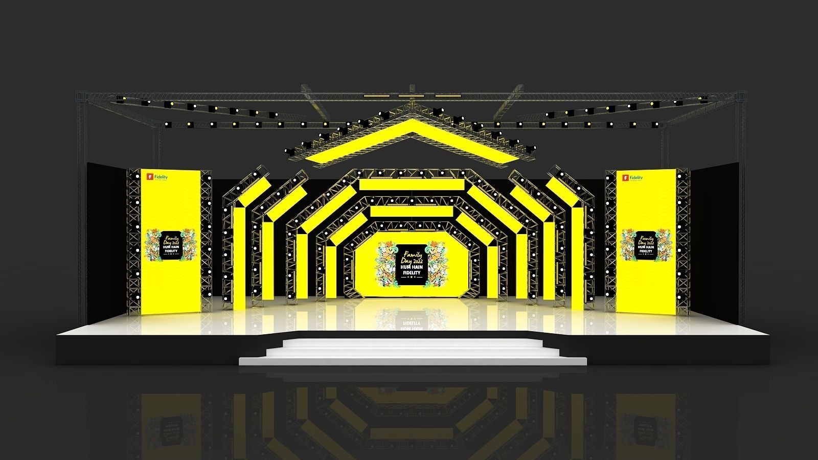 Event Stage Design 3D model_2
