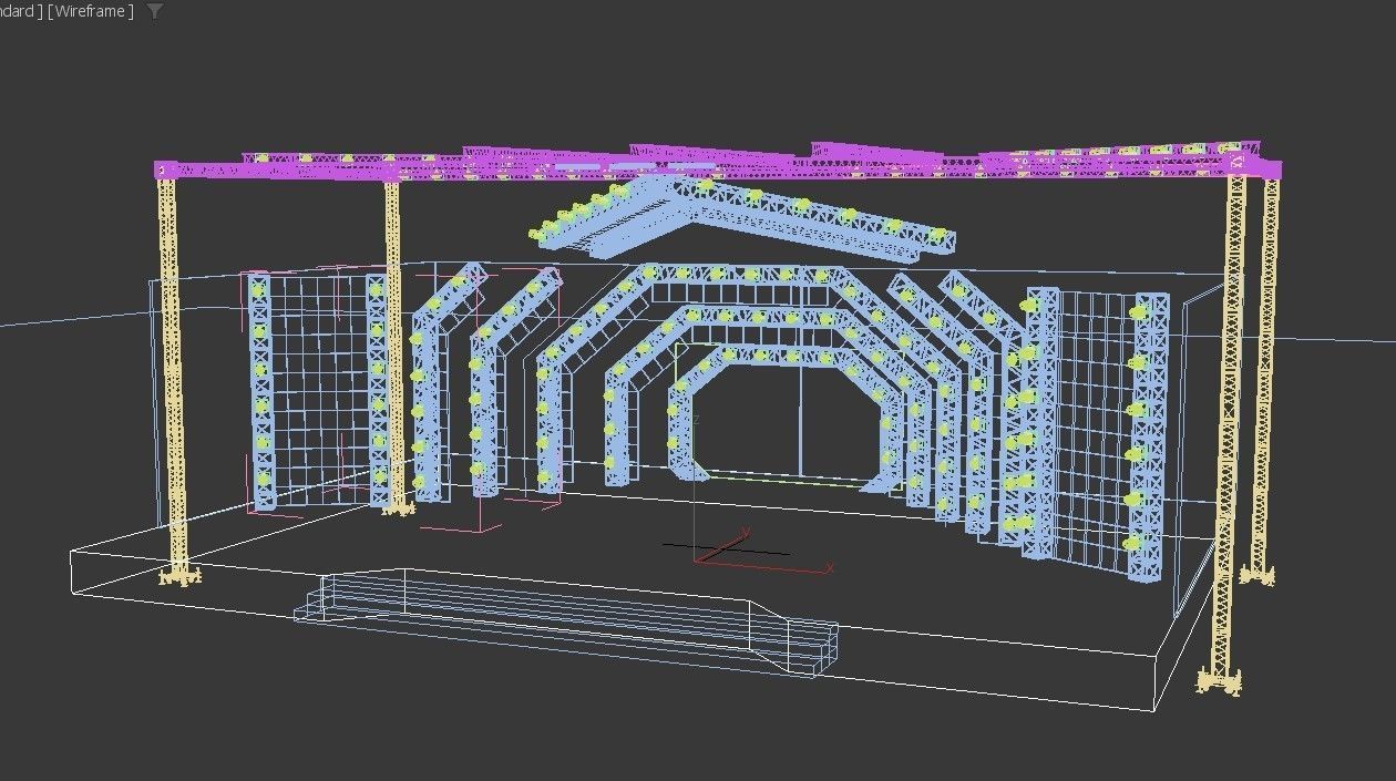 Event Stage Design 3D model_11