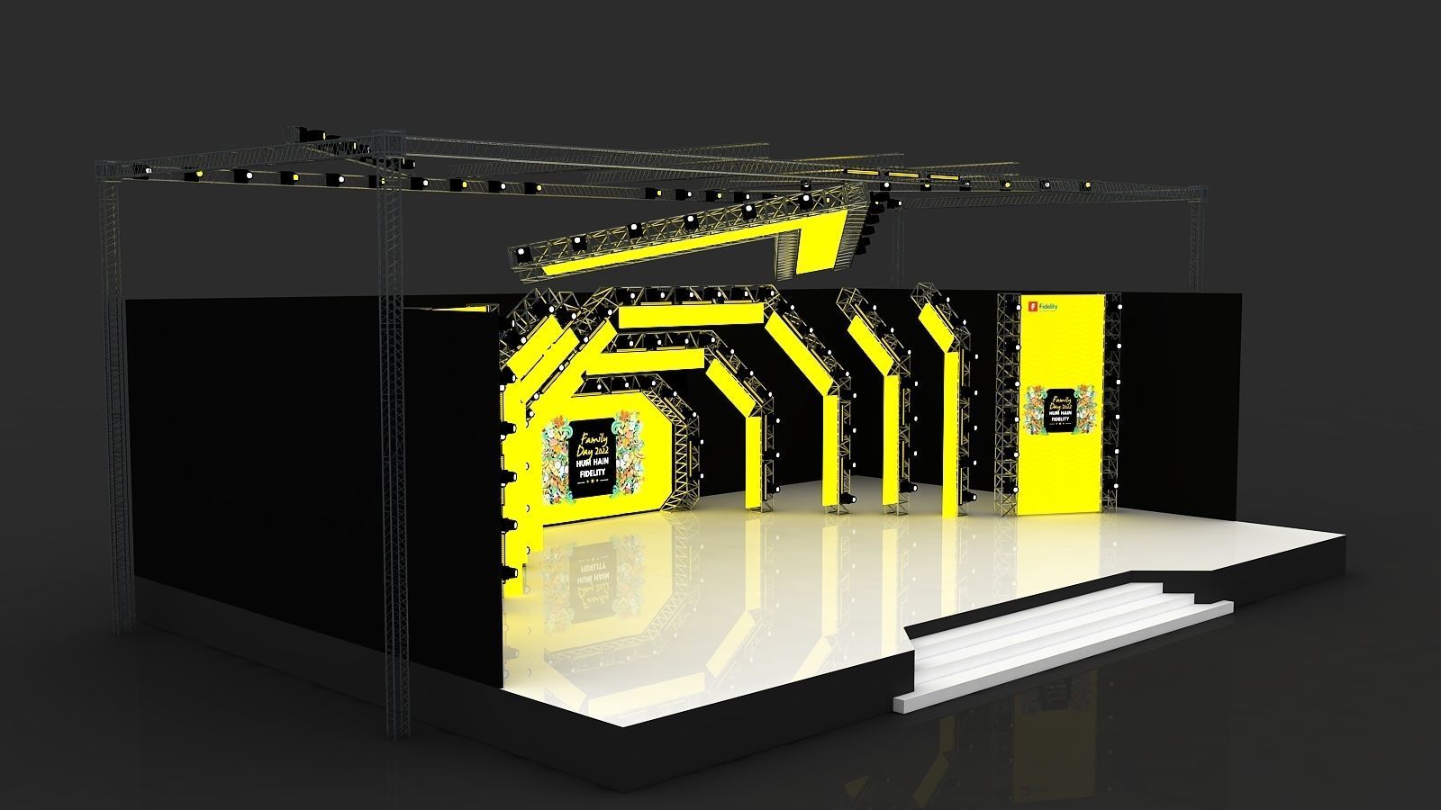 Event Stage Design 3D model_10