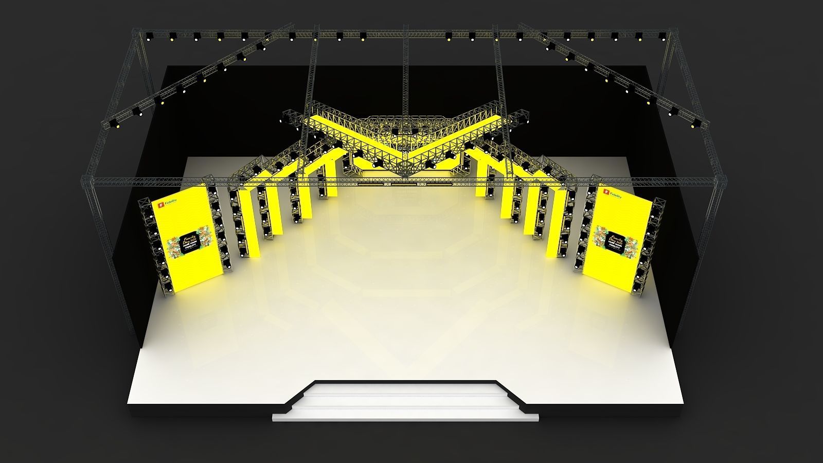 Event Stage Design 3D model_4