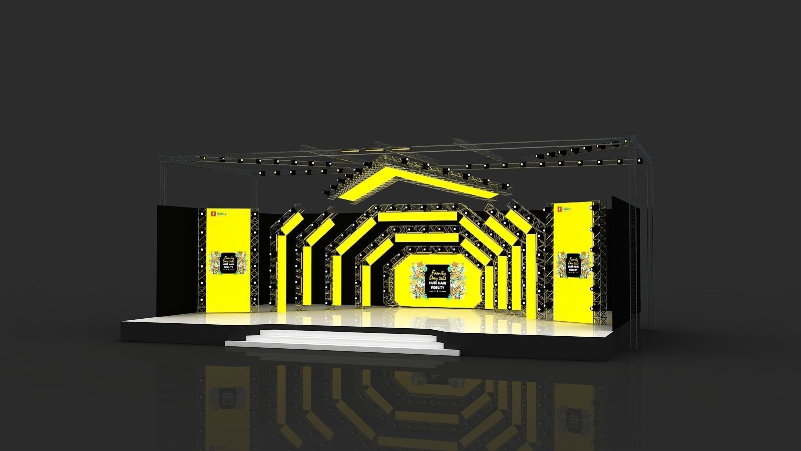 Event Stage Design 3D model_1