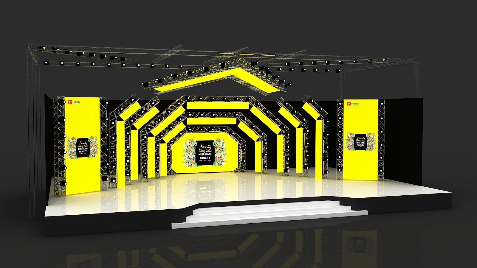 Event Stage Design 3D model_9