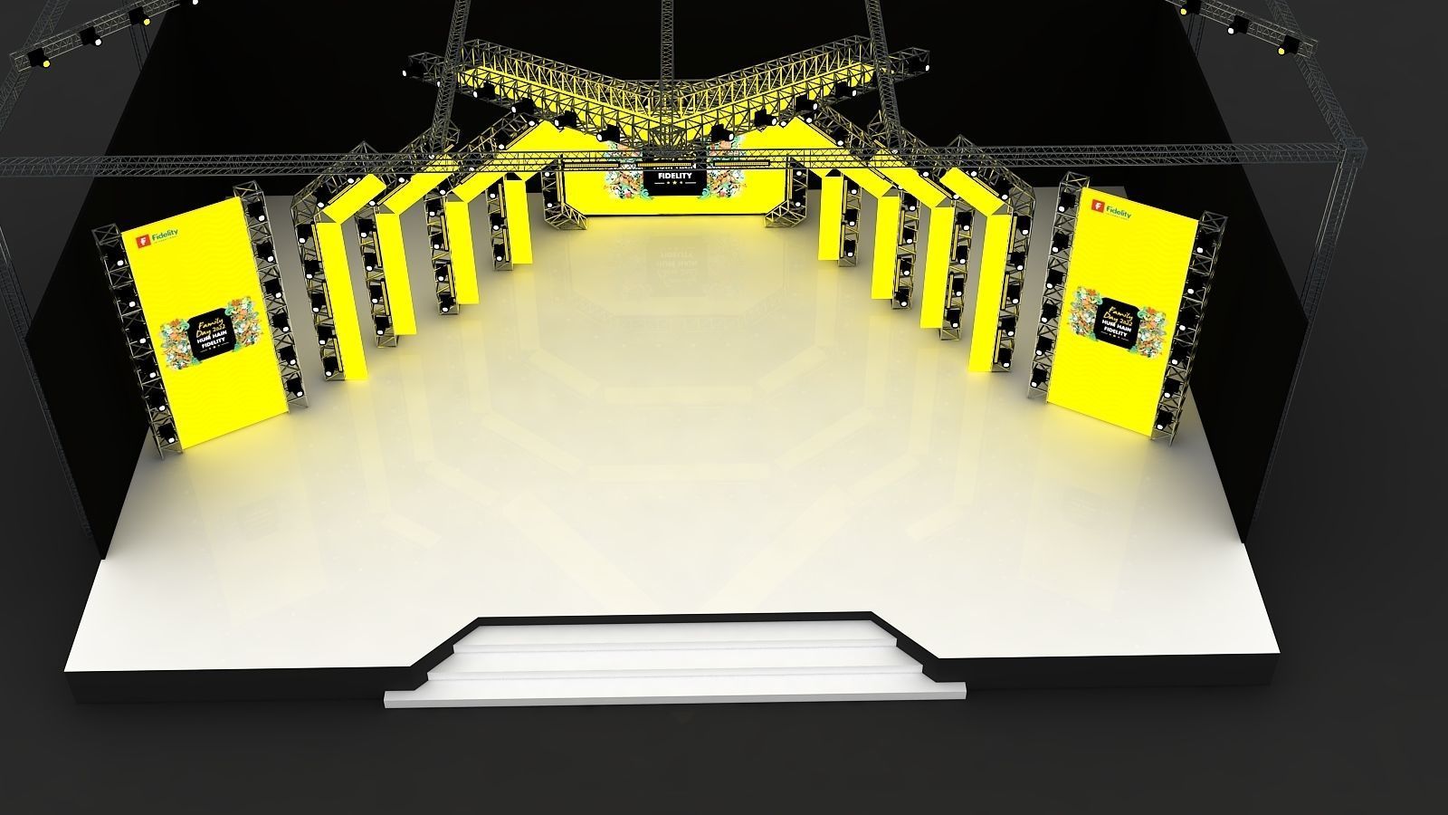 Event Stage Design 3D model_7