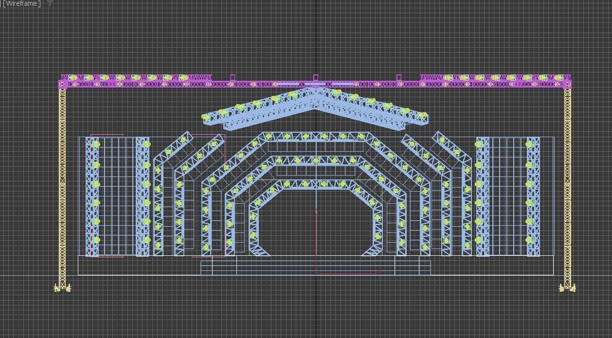 Event Stage Design 3D model_12