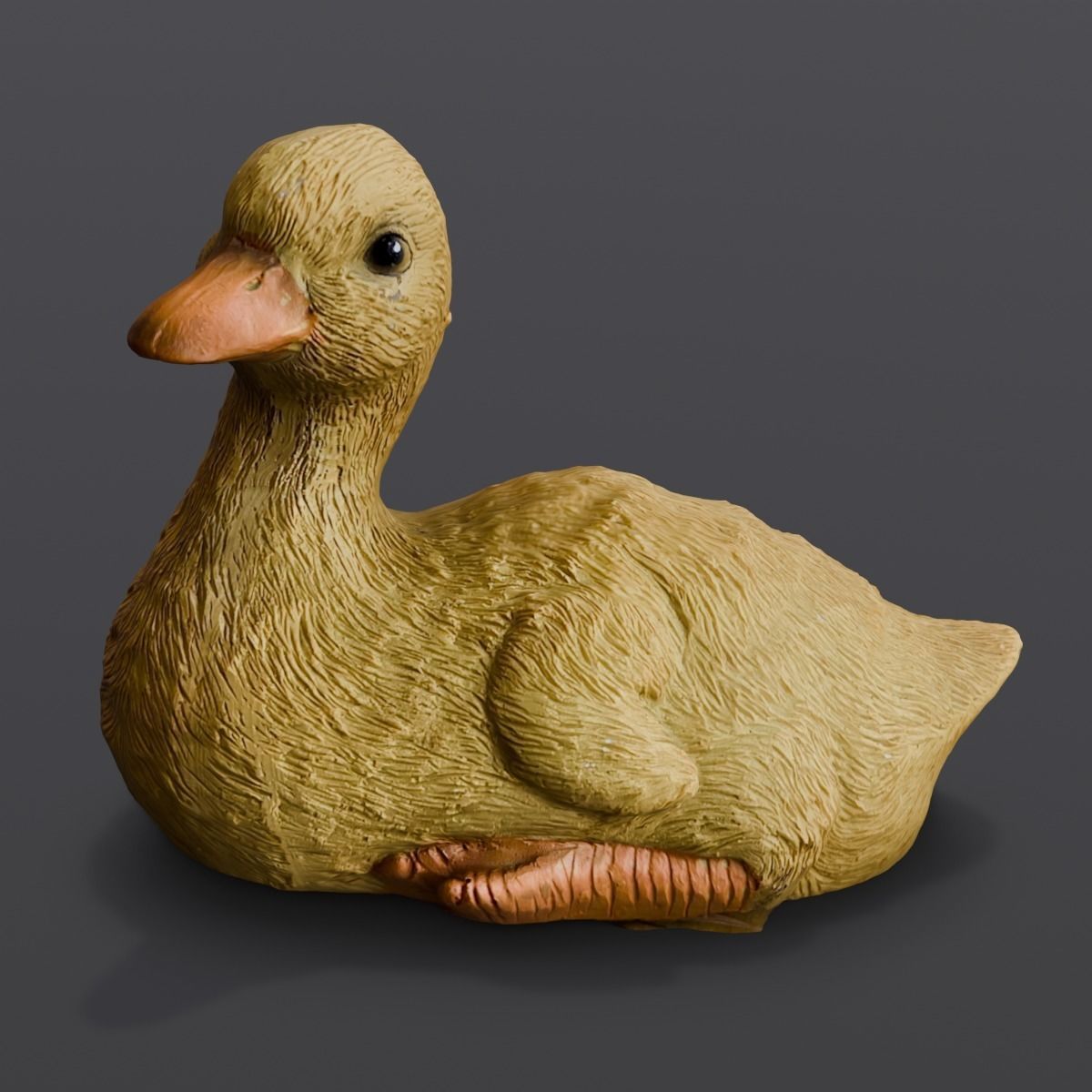 Cartoon Duck 3D Model  Low-poly 3D model_6