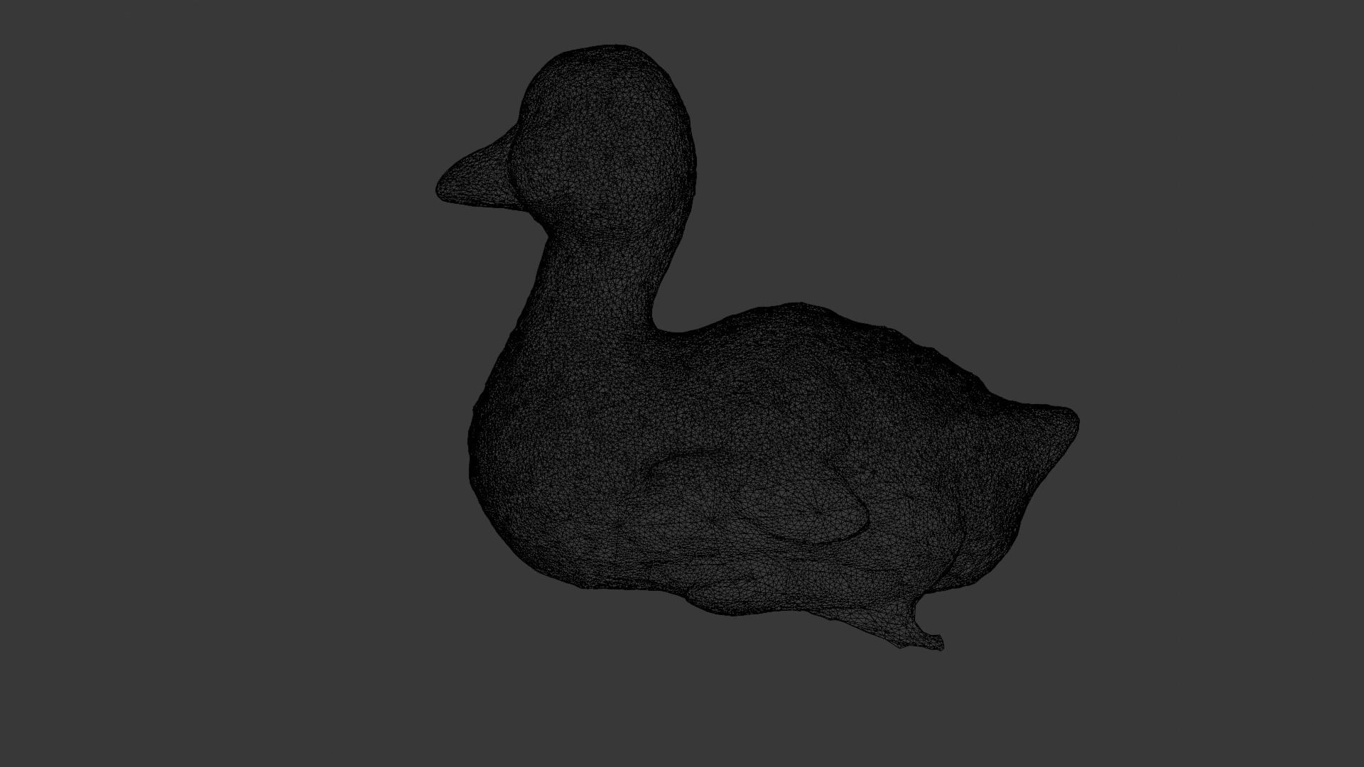 Cartoon Duck 3D Model  Low-poly 3D model_7