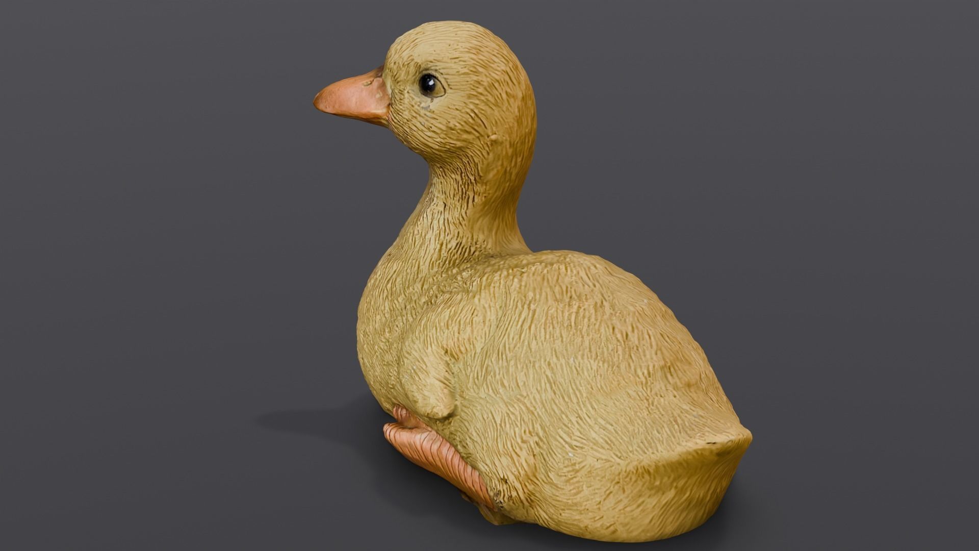 Cartoon Duck 3D Model  Low-poly 3D model_5