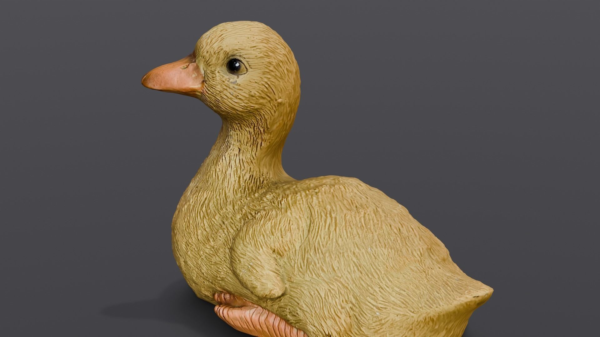 Cartoon Duck 3D Model  Low-poly 3D model_3