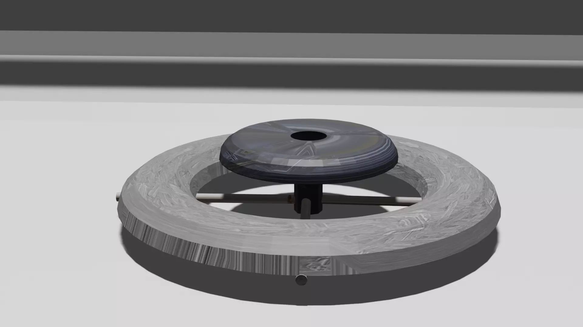 UFO Banki Free low-poly 3D model