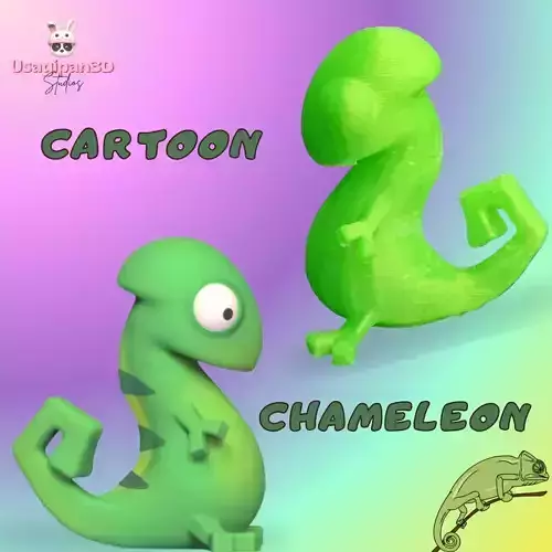 Cartoon Chameleon