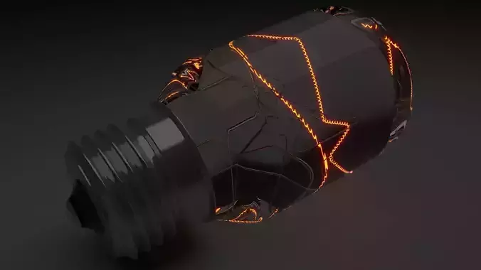 Illuminated Microwave Lamp