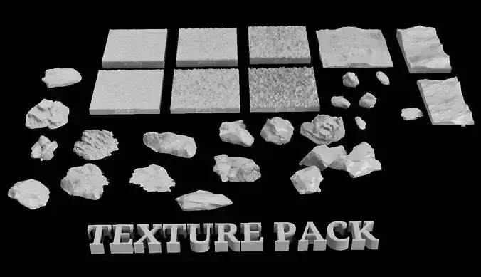 TEXTURE PACK for introducing 3D textures to your models Texture