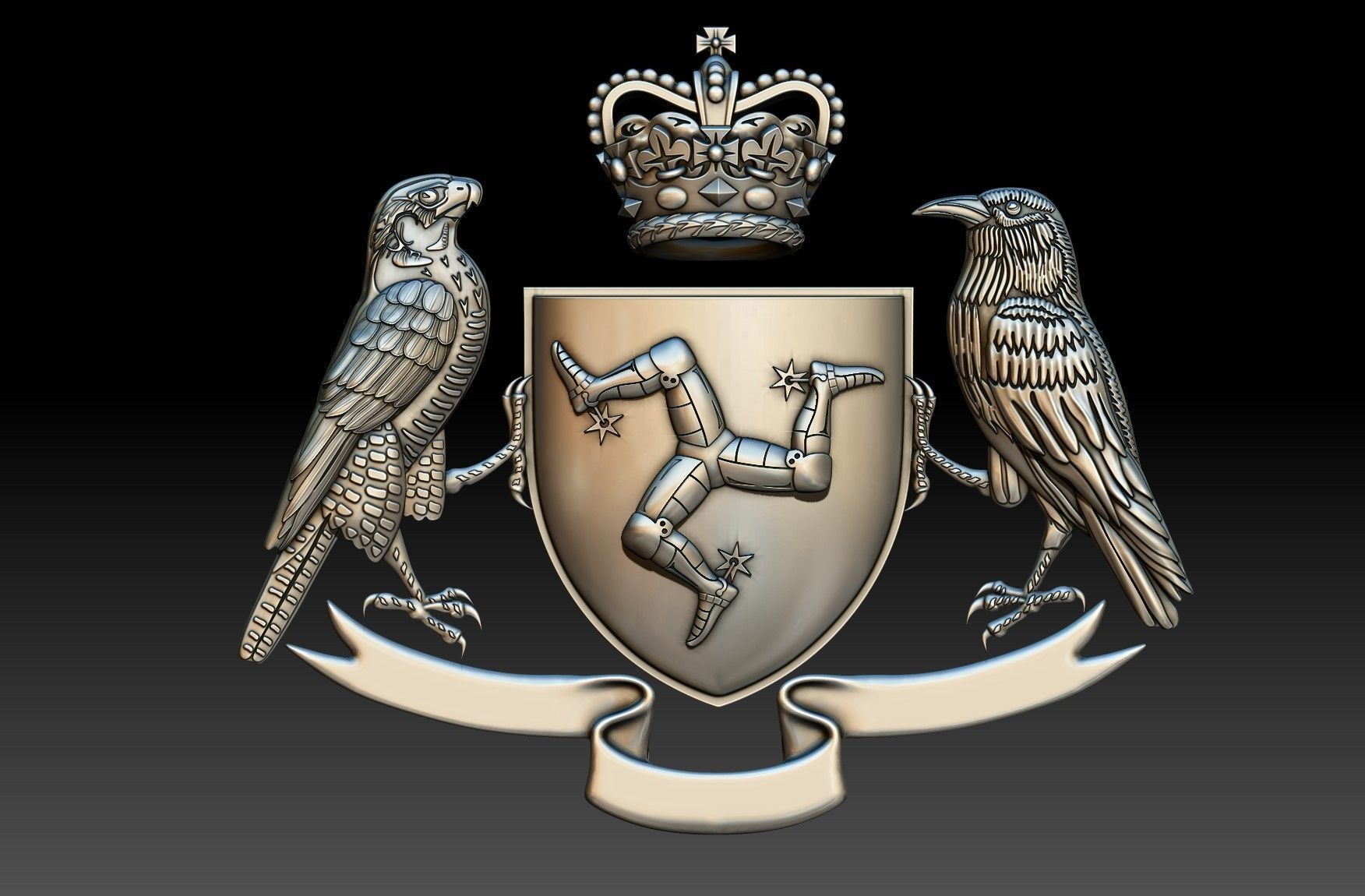 Isle of Man COA 3D print model_6