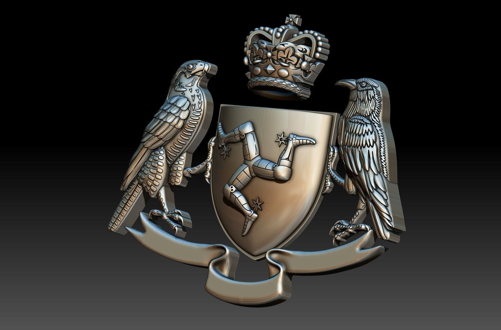 Isle of Man COA 3D print model_11
