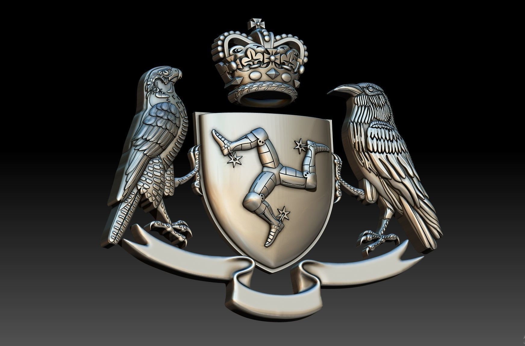 Isle of Man COA 3D print model_8