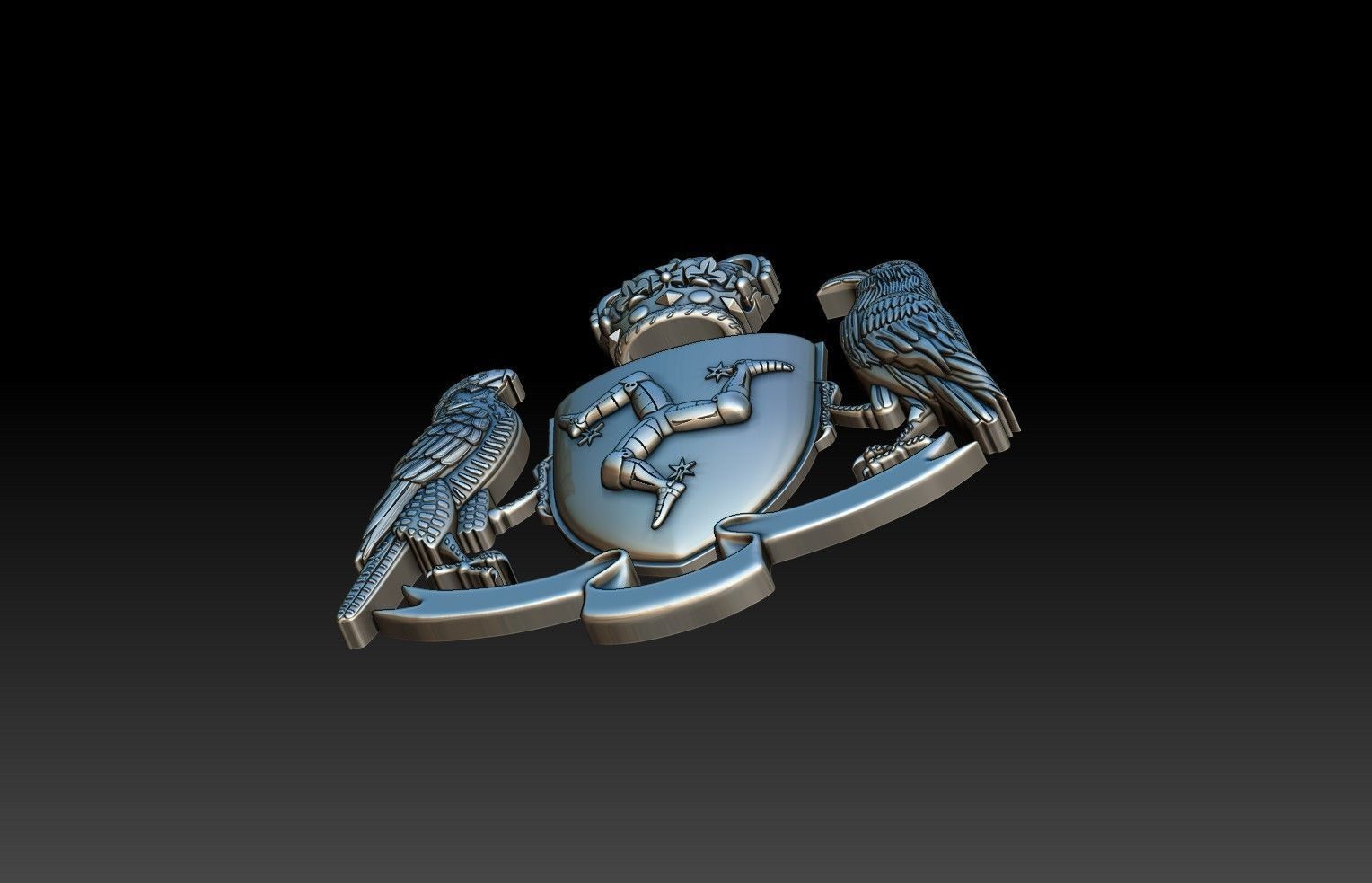 Isle of Man COA 3D print model_15
