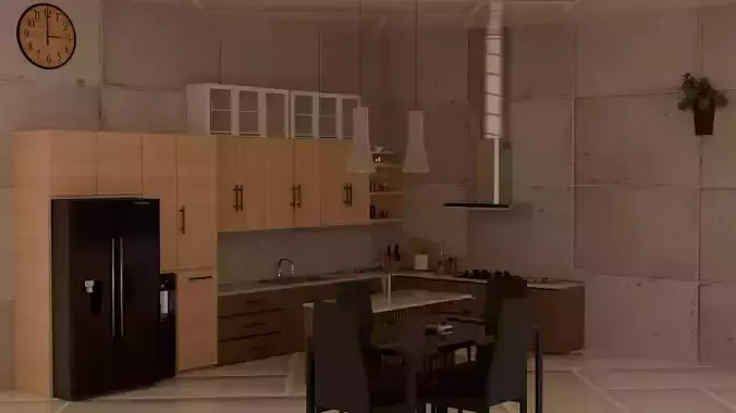 Kitchen Interior 3D model