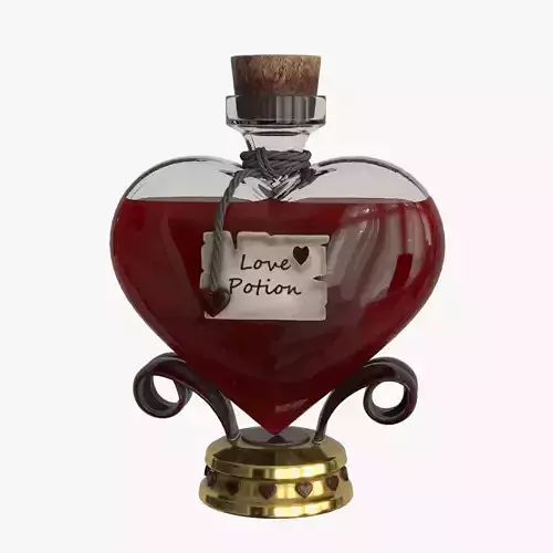 Love Potion Low-poly 3D model