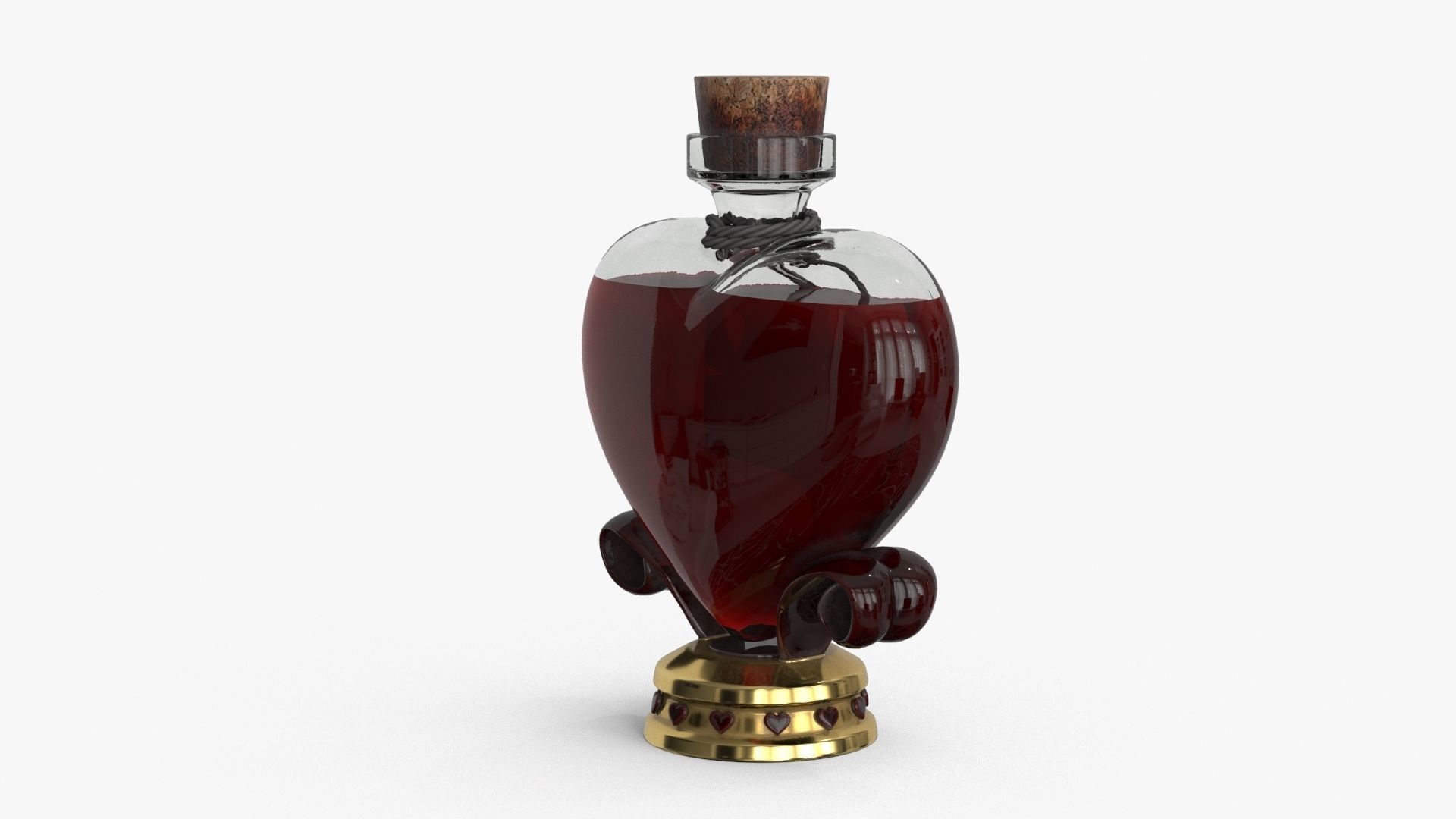 Love Potion Low-poly 3D model_7