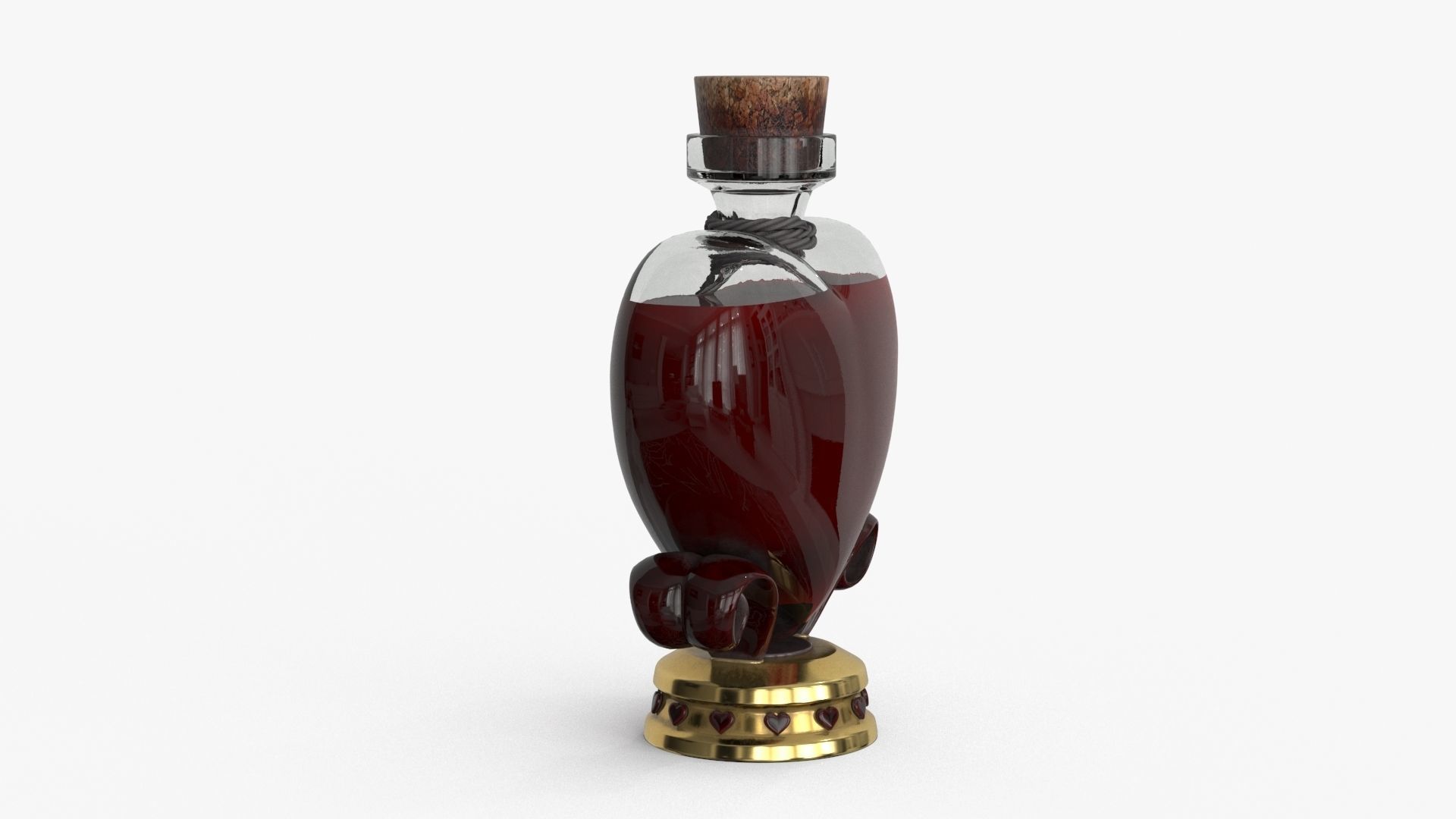 Love Potion Low-poly 3D model_9